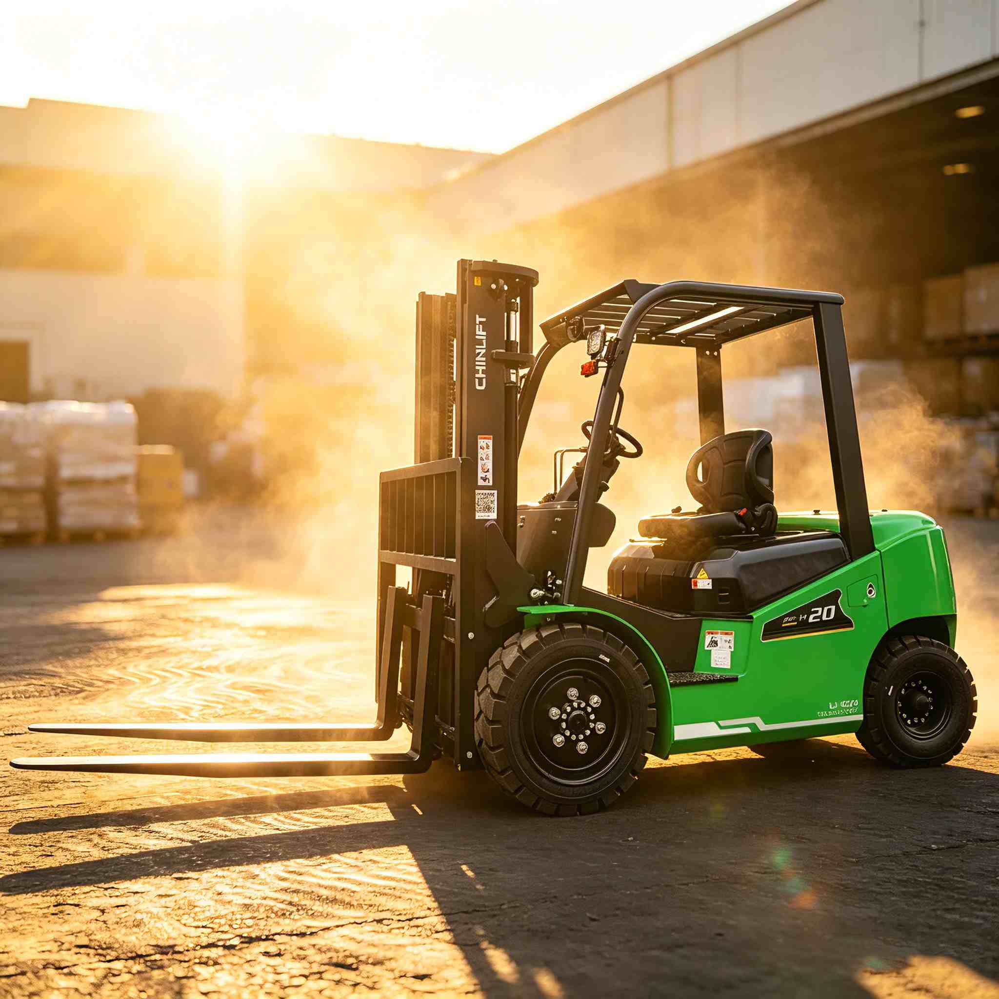 electric-powered outdoor forklift‌